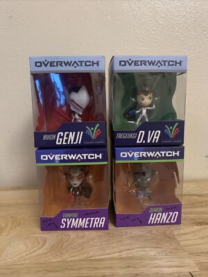 Overwatch Cute but Deadly Figurines feat. Dva, Genji, Hanson, Symmetra