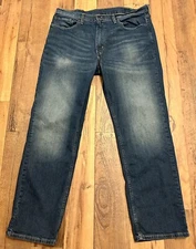 Levi’s 559 Relaxed Straight Denim Blue Jeans Men’s Size 38x31 Stretch Preowned