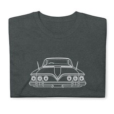Softstyle T-shirt For Chevrolet Impala 1961 Bubble Top Car Owners Birthday Gift