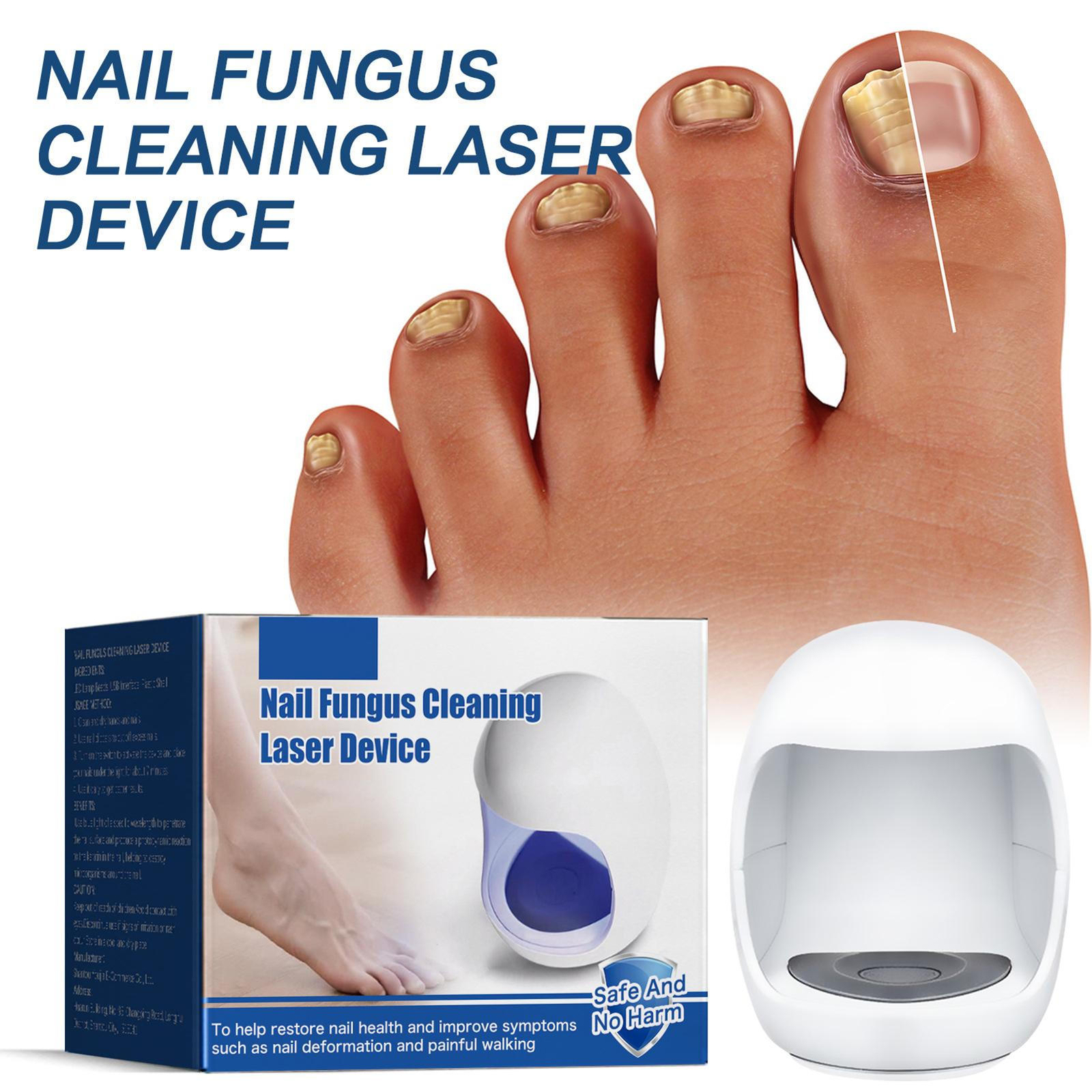 Nail Fungus Cleaning Laser Device Repairing Toenails And Rotten Nail Care Device