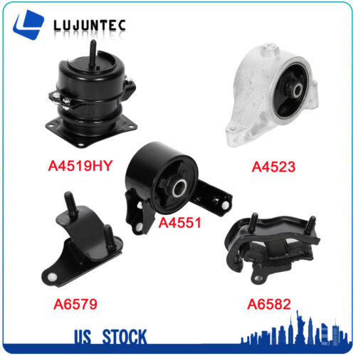Engine Mount Set 5PC A4523 Fits 2002 Acura MDX Touring Sport Utility 4-Door 3.5L - Picture 3 of 12