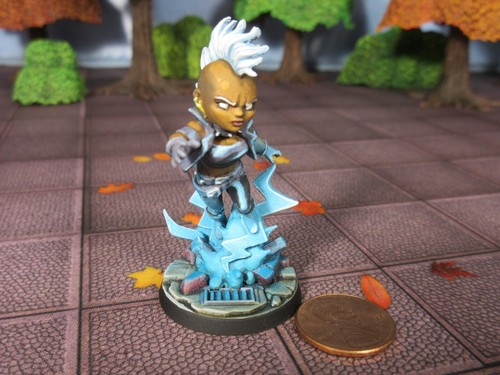 PINTADO Marvel United X-Men Storm (Mohawk) CMON 2022 Todas las Tarjetas KS Exclusivo - Imagen 3 de 9