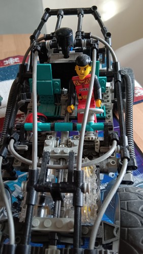 Lego Technik 8432 mit Fahrer, BA ohne OVP - Bild 4 von 5