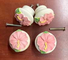 Hand Painted Drawer Knobs Set of 4