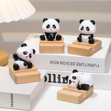 Panda cell phone holder office workstation desktop small ornaments birthday gift