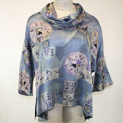 NEW Carole Tomkins The Big Shirt Ming Dynasty Paulie Shirt 2, 2X Made in USA
