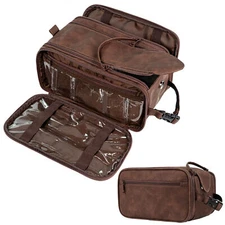 Travel Toiletry Bag Dopp Kit for Men Women Cosmetics Makeup Shaving Organizer