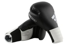 Adidas Hybrid 100 Boxing Gloves Black Sparring Gloves 8oz 10oz 12oz 14oz 16oz