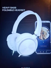 HD Sound Wired Headphones Over Ear Headset Bass HiFi Sound Music Stereo New