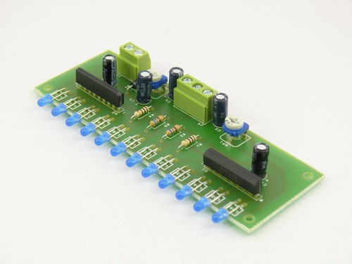 Stereo LED VU meter 12 LEDs - Fully Assembled Kit HK1521 - Picture 3 of 9