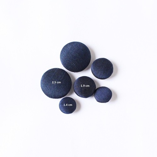 Fabric Button Poly Dupion Round Buttons For Sewing Scrapbook Clothe Craft 25 Pcs - Picture 28 of 139