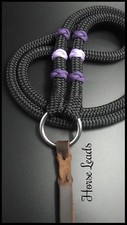Cordeo Halsseil mit Leder Popper Natural Horsemanship
