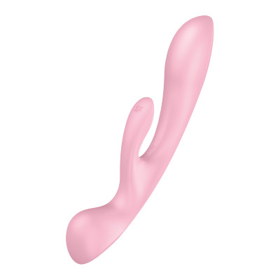 Satisfyer Rabbitvibrator 'Triple Oh' (24 cm, Massager, 3 Motoren, flexibel)