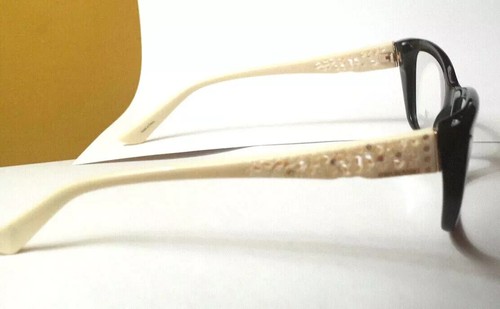 Marco de gafas Swarovski Dallas SW 5084 01B negro beige pierna SK5084 54-15-140 - Imagen 2 de 4