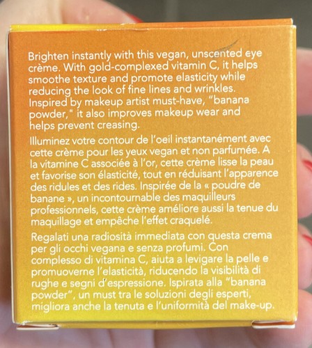 Ole Henriksen Banana Bright+ Eye Crème 0.5oz $44 RTL - 第 4/9 張圖片