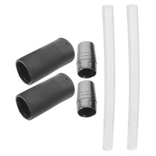 2PCS Umbrella Replacement Accessories Metal Umbrella Pole Cap with Rubber
