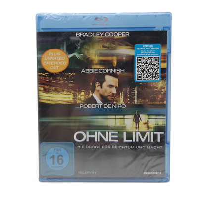 Ohne Limit - Robert de Niro Bradley Cooper Annie Cornish auf Blu-ray - NEU OVP