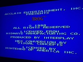 Trog! (Nintendo Entertainment System, 1991) NES Tested Authentic