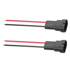 H8 H11 Car Light Wire Socket Connector 2 PCS Pigtail Socket Wiring 2 PCS Male