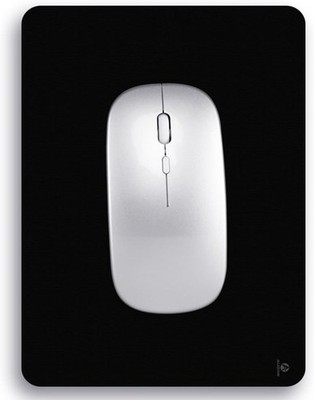 Audimi Small Mouse Pad 6 x 8 Inch, Mini Thick for Laptop Black