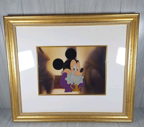 DISNEY Mickey Mouse Prince and Pauper 1996 Hand Inked Painted Character Cel Art - Picture 1 of 17