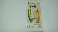 U.S. 1991 Fishing Flies Stamp Booklet. Scott # BK189 ( 20 of Scott # 2545-2549)