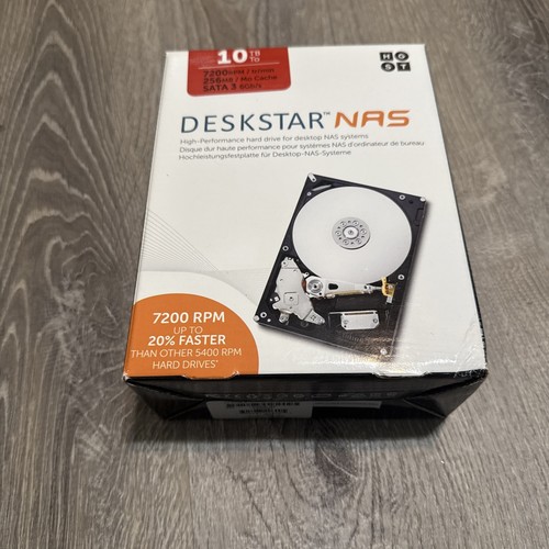 HGST DESKSTAR NAS High Performance Hard Drive for Desktop NAS systems 10TB