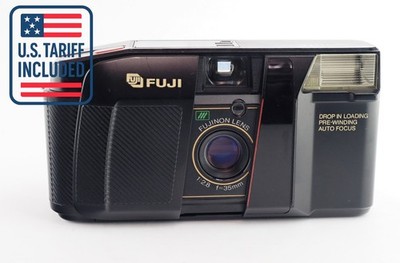 [ほぼ新品] 富士フィルム FUJIFILM CARDIA HITE DATE Fuji Cardia HITE Date 35mm Film Camera Fujinon F2.8 Prewinding