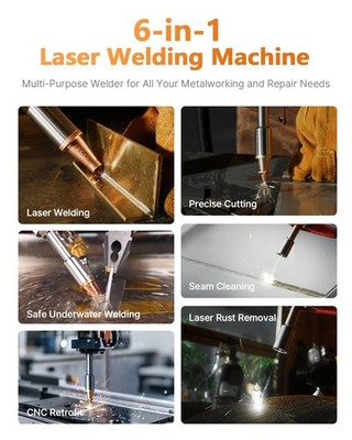 Xlaserlab X1pro 700W Laser Welding Machine – 6-in-1 Handheld Fiber