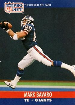 1990 Pro Set #592 Mark Bavaro