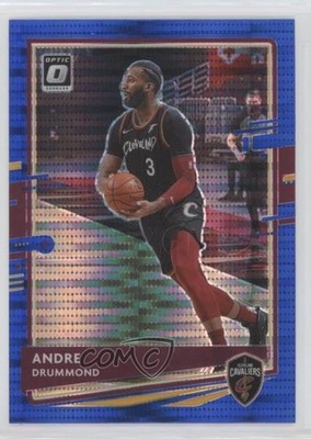 2020-21 Panini Donruss Optic Blue Pulsar Prizm Andre Drummond #120 5l1