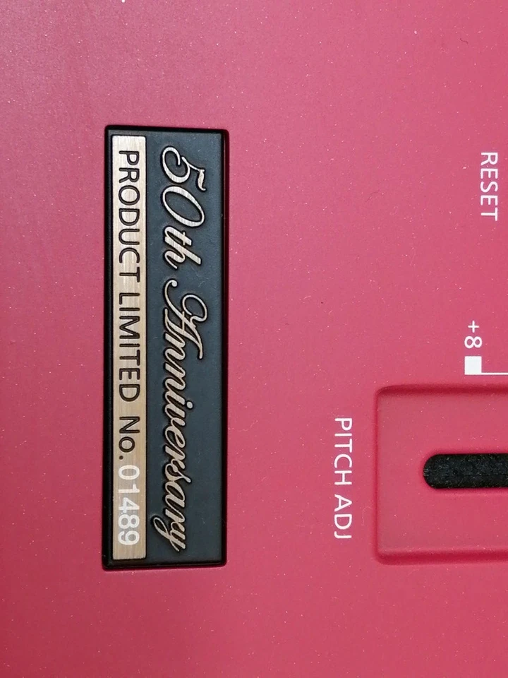 Technics SL-1200M7L-R Red MK7 DJ Turntable 50th Anniversary Limited +Accessories - Image 4 of 4