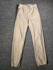 Zara Boy's Jogger Pants Beige Size 12/13 CM Stretchable Elastic Waist Pockets