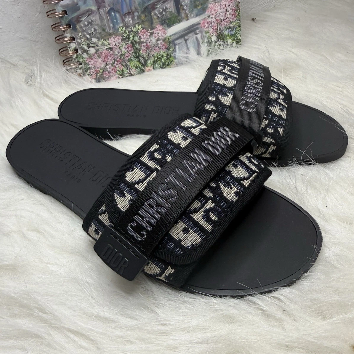 Dior Black Sandals for Women for sale - eBay