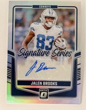 2024 Donruss Optic #SSH-JBS Jalen Brooks Signature Series Holo