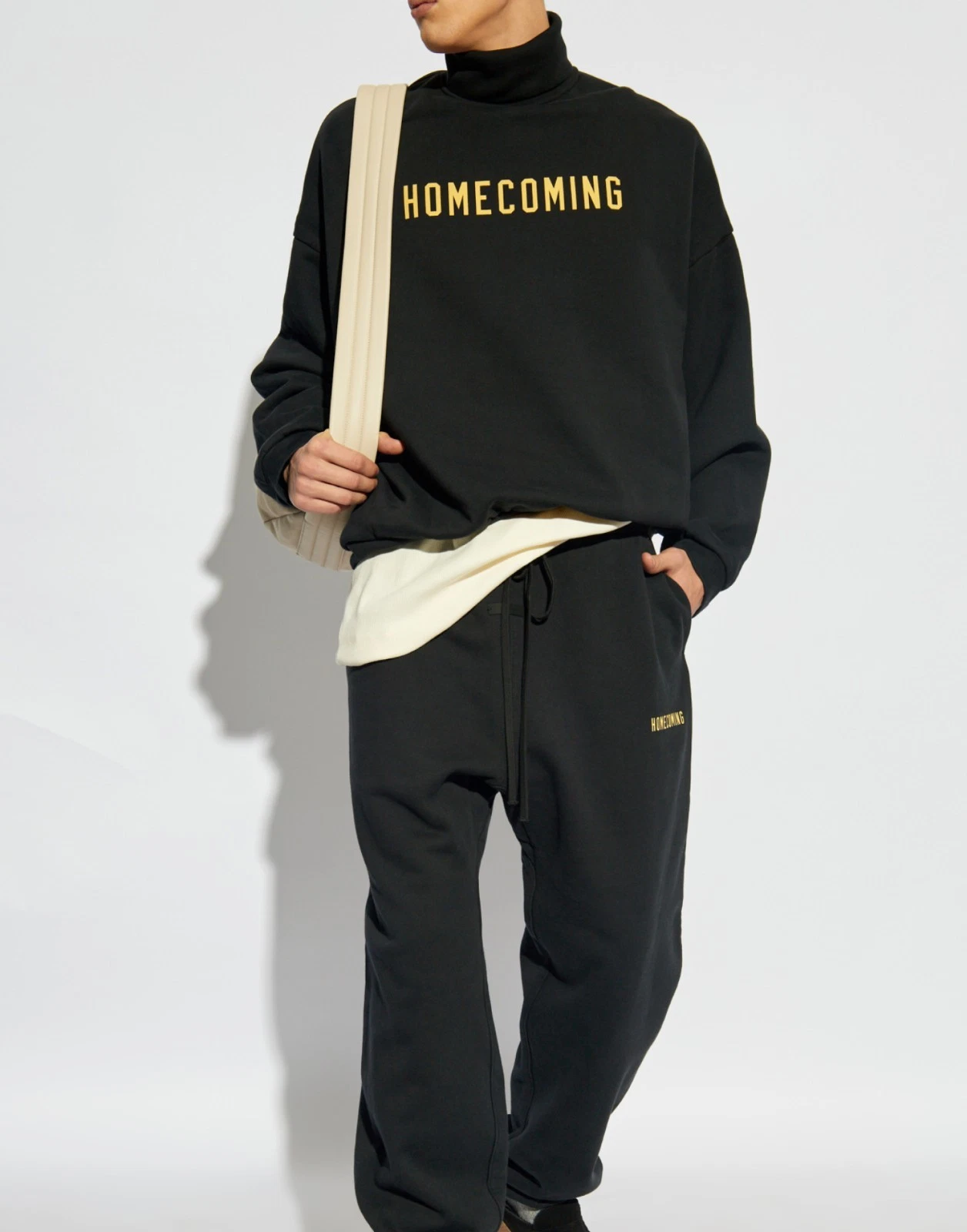 FEAR OF GOD ESSENTIALS HEAVY FLEECE SWEATSHIRT FELPA UOMO 192BT246220F