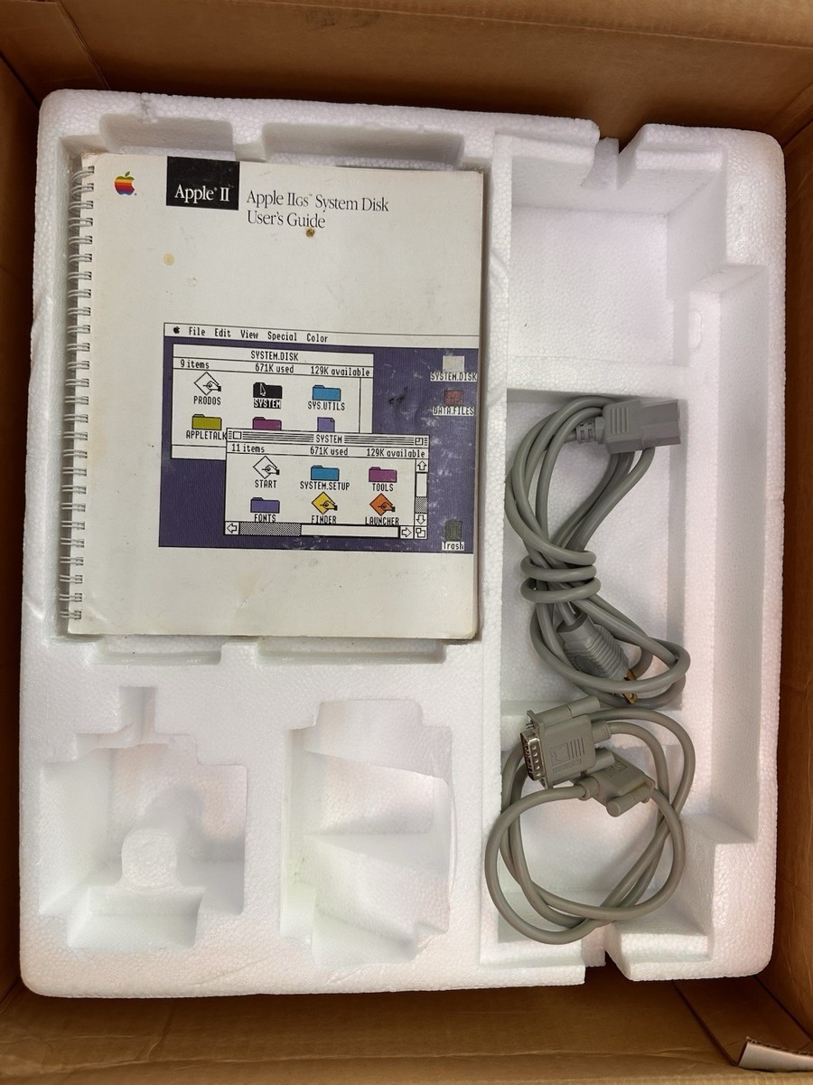 Apple IIGS Computer (A2S6000) Boots to 'Check Startup' - No OS | eBay