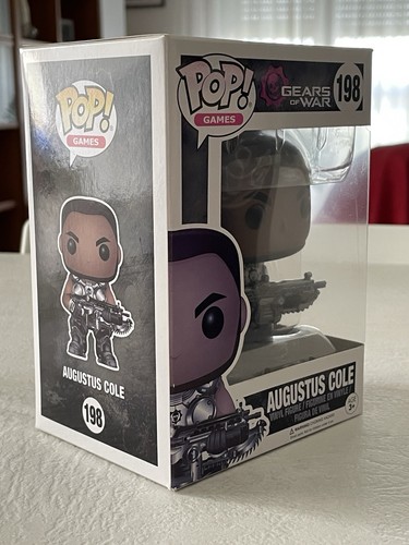 Funko POP! Gears Of War Augustus Cole #198 NEW Sealed Rare Action Figure 2017 - Imagen 3 de 6
