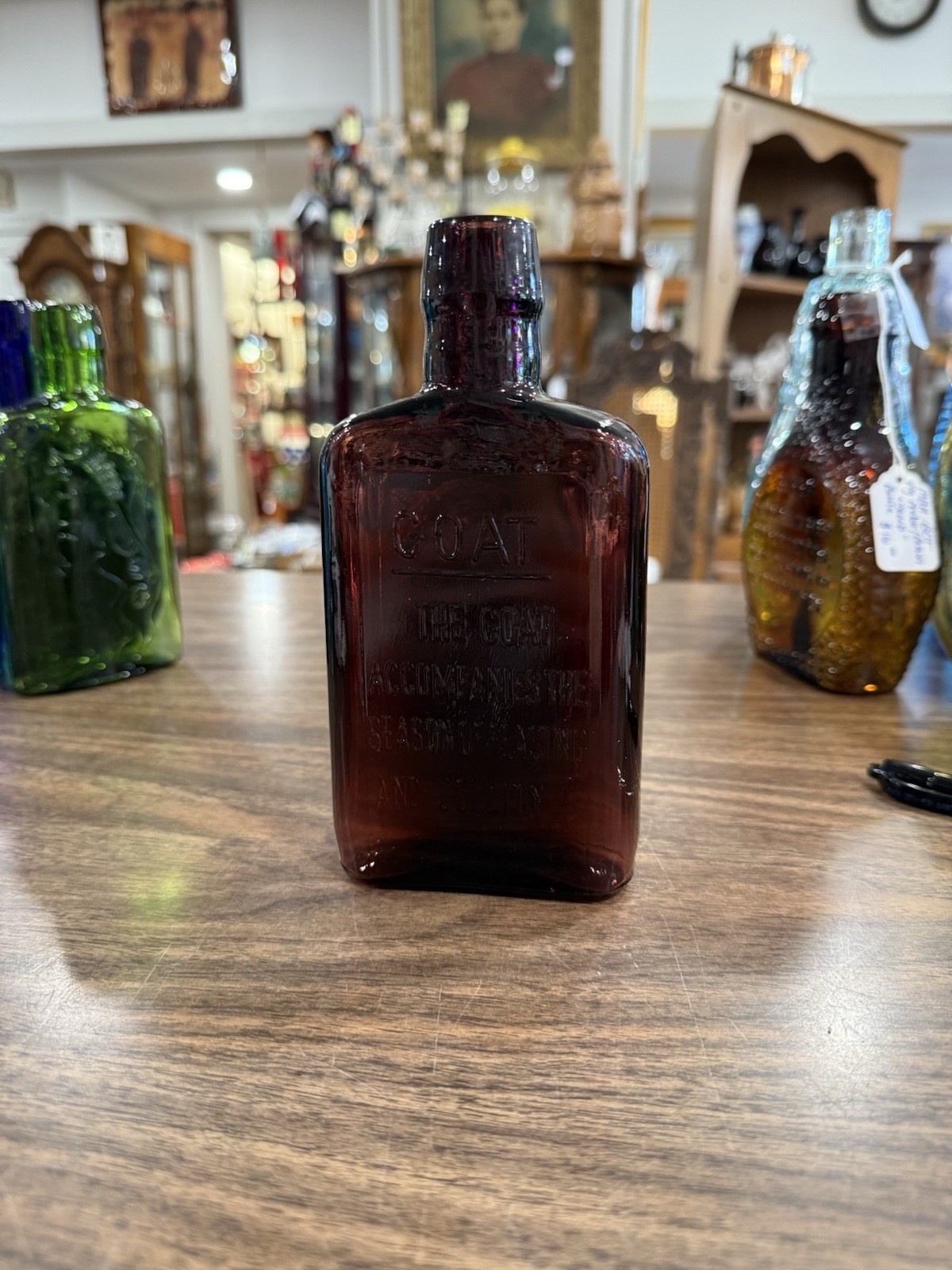 VTG Clevenger Brothers Ruby Red Bottle | eBay