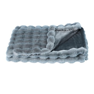 Star Home Wohndecke Felldecke Webpelz Cosy anthrazit 150x200