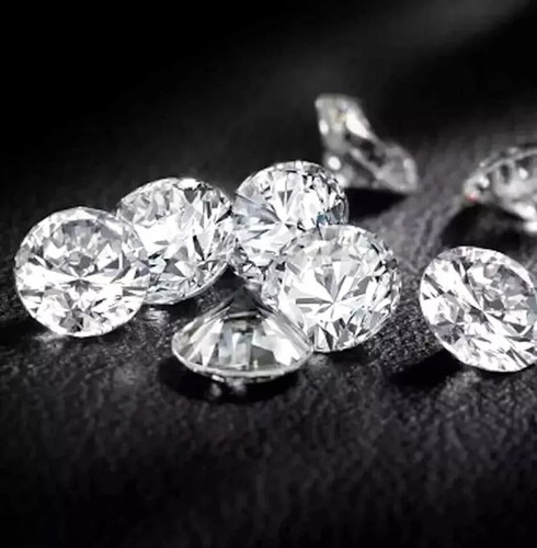Certified 1 mm Round Cut CVD Diamond J Color VS1 Clarity 2 Pcs Diamond Lot - Picture 3 of 8