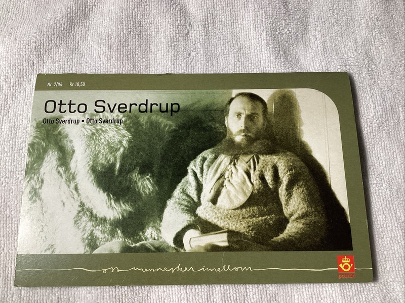 NORWAY, 2004, BOOKLET WITH BLOCK, Otto Sverdrup