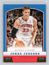 Jonas Jerebko 2012-13 Panini Basketball Gold Knight #86 Detroit Pistons