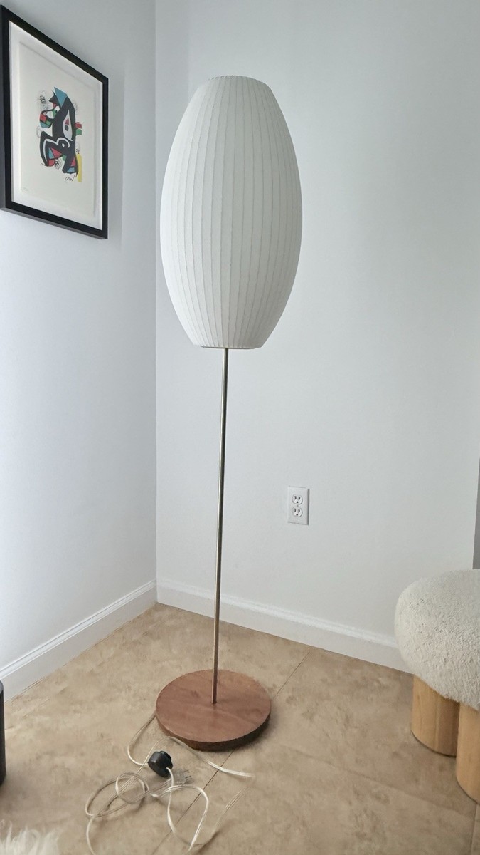 George Nelson Cigar Floor Lamp for Herman Miller – Authentic, Excellent