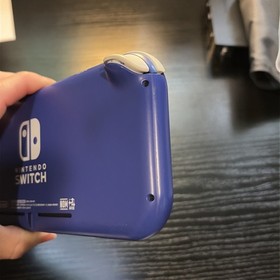 Nintendo Switch Lite HDH-001 Console 32GB Blue w/ Charger + SD Card *Scratches*