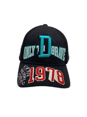 DIESEL Baseball Cap -- Cotton Black All-Over Print Men's 84720043