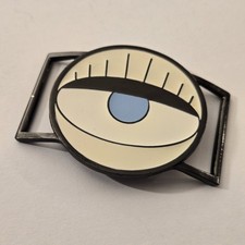 Callidae Equestrian Heritage Brand Eye Belt Buckle double side clip on snap on