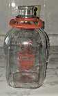 Vintage 1967 All Star Dairy 1 Gallon Glass Bottle With Plasti-Grip Handle