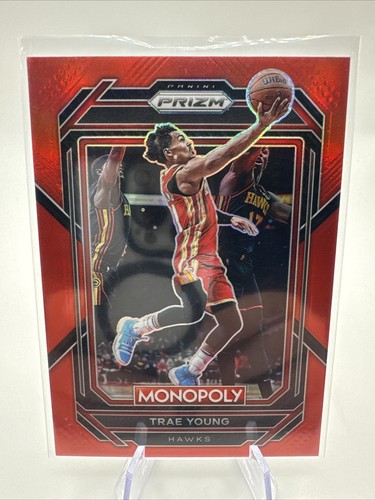 2022-23 Panini Prizm Monopoly - Trae Young #1 Red Prizm /99 - Foto 1 di 3