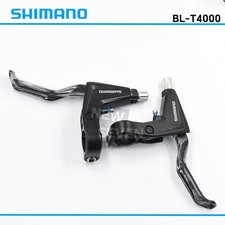 SHIMANO Alivio SL-T4000 Left Right MTB V-Brake 22.2mm Lever Set Black-Bulk